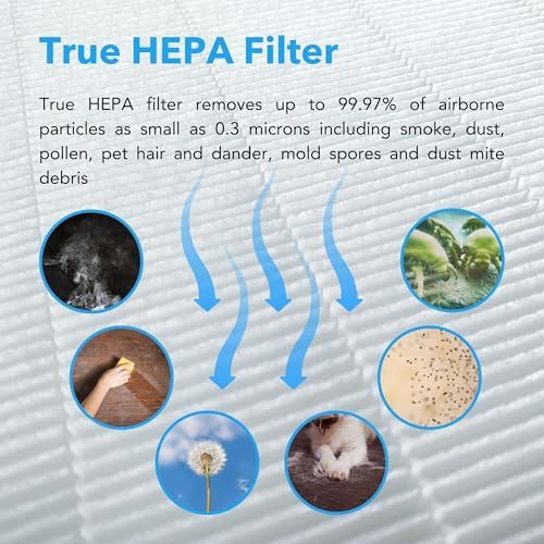 White and rose gold HEPA air purifier — photo 5