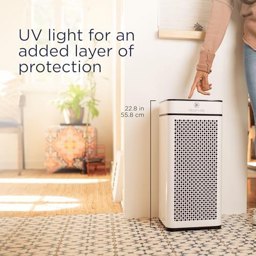 Two pack white HEPA UV air purifiers — photo 4