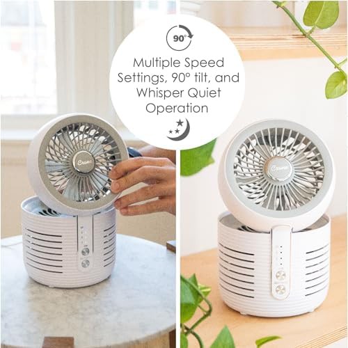 Desktop fan and air purifier combo — photo 3