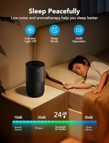 Smart mini WiFi air purifier for bedrooms — photo 5