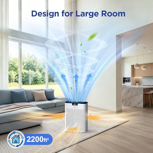 White extra large room HEPA purifier — photo 5