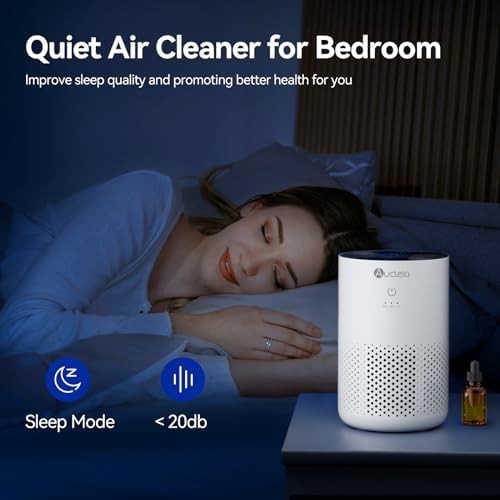 White desktop air purifier for pets — photo 4