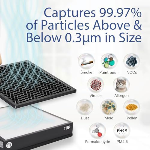 Square HEPA air purifier for large rooms — photo 4
