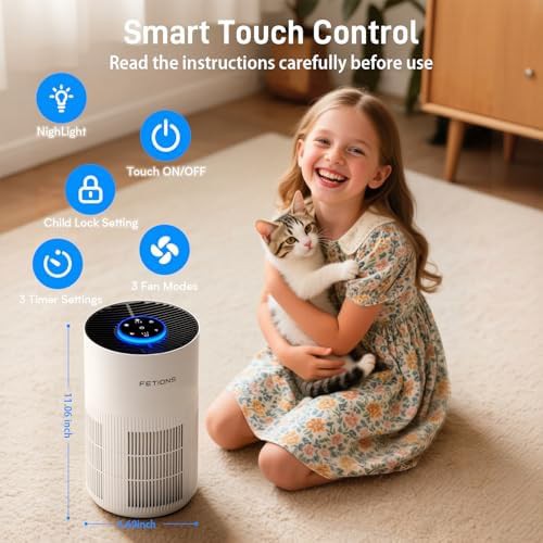 Extra large room quiet bedroom purifier — photo 4