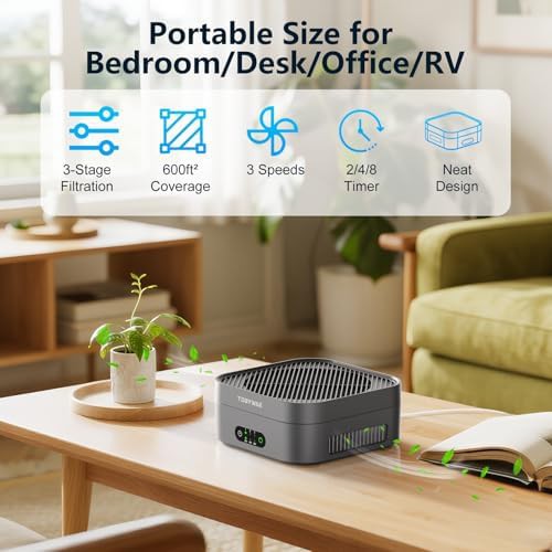Ultra quiet H13 HEPA bedroom air purifier — photo 3