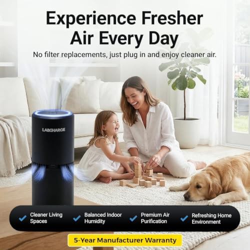 Black HEPA bedroom air purifiers four pack — photo 3