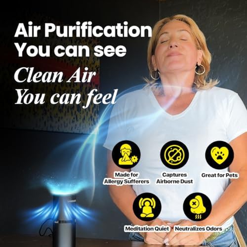 Black HEPA bedroom air purifiers four pack — photo 5