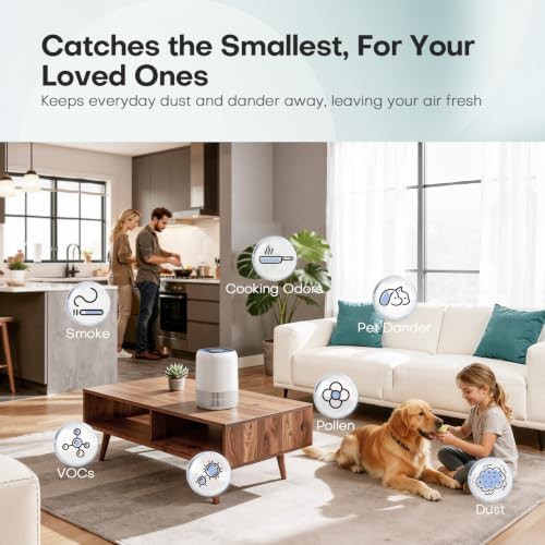White desktop air purifiers two pack — photo 3