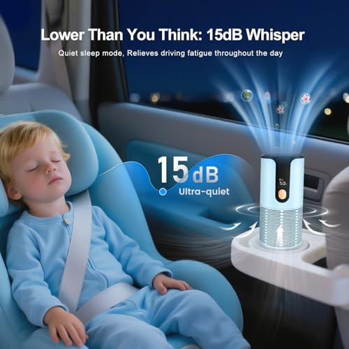 Portable quiet HEPA travel air purifier — photo 4