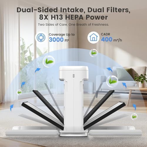 Dual intake air cleaner for large rooms — photo 4