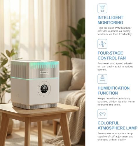 Quiet air purifier and humidifier combo — photo 4