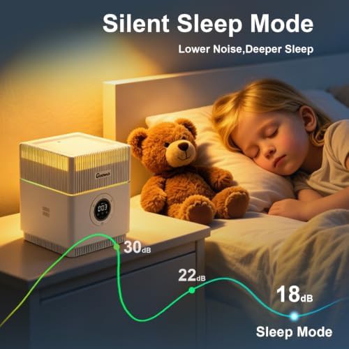 Quiet air purifier and humidifier combo — photo 5