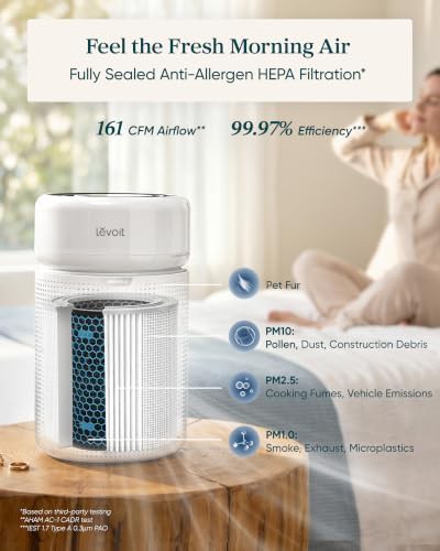 Allergen defense smart bedroom air cleaner — photo 5
