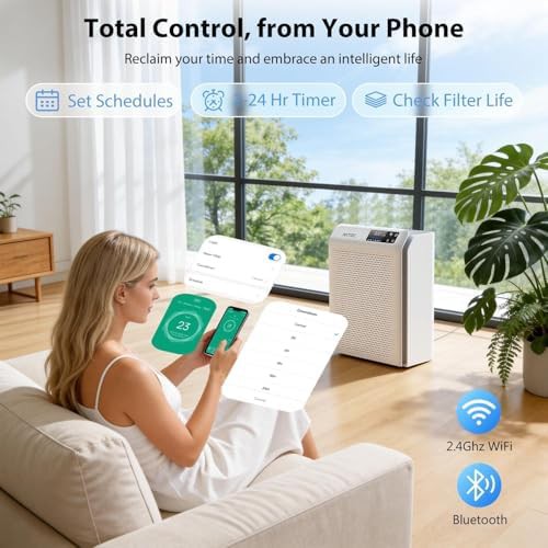 Smart app controlled HEPA air purifier — photo 4