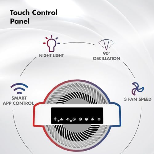 Smart wifi HEPA air purifier with display — photo 4