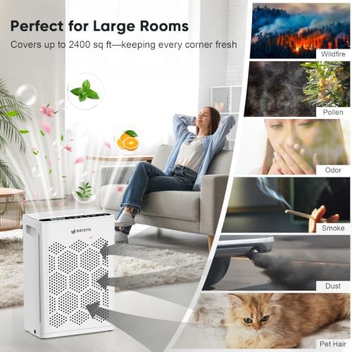 White HEPA 14 large room cleaner — photo 3