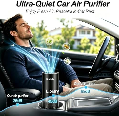Ionic car air purifier with sensor — photo 5