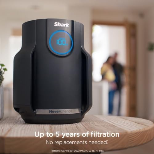 Compact black HEPA air purifier — photo 5